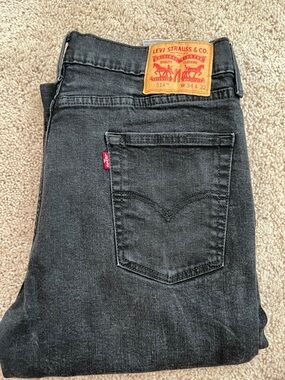 Levi's Slim Straight Jeans - Black Wash